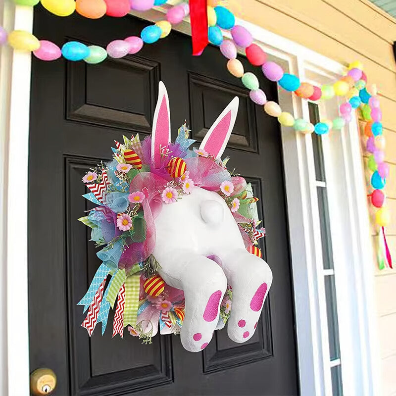 🐰Early Easter Sale-Save 50% OFF - Easter Bunny Wreath Decoration - BUY 2 GET 10% OFF