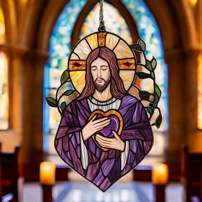 🔥Early Easter Sale-Save 49% OFF - 🙏Jesus Sun Catcher Collection -- Eternal Love