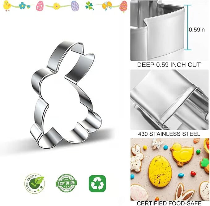 🔥Early Easter Sale-Save 49% OFF - Easter Cookie Cutter Set🍪
