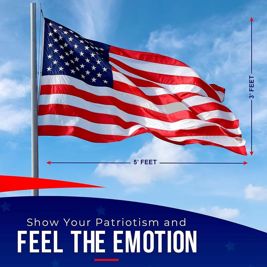 🔥Last Day 49% OFF✨Handmade Embroidered American Flag