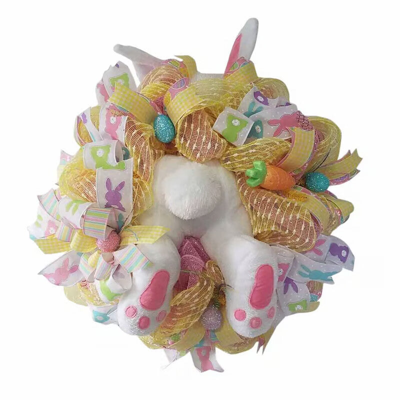 🐰Early Easter Sale-Save 50% OFF - Easter Bunny Wreath Decoration - BUY 2 GET 10% OFF