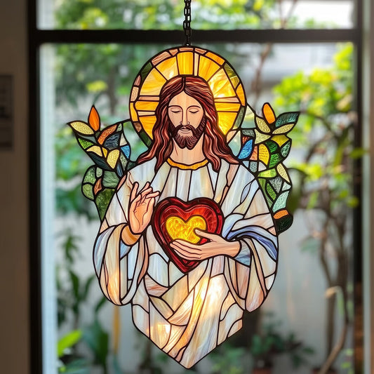🔥Early Easter Sale-Save 49% OFF - 🙏Jesus Sun Catcher Collection -- Eternal Love