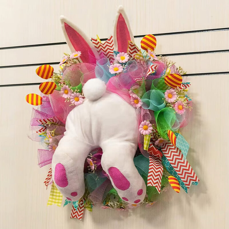 🐰Early Easter Sale-Save 50% OFF - Easter Bunny Wreath Decoration - BUY 2 GET 10% OFF