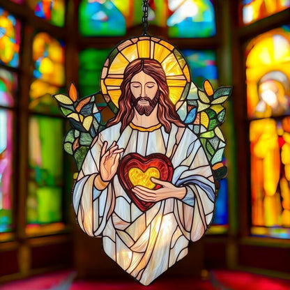 🔥Early Easter Sale-Save 49% OFF - 🙏Jesus Sun Catcher Collection -- Eternal Love