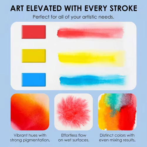 👨‍🎨Foldable Watercolor Painting Set (🎨56 Colors)