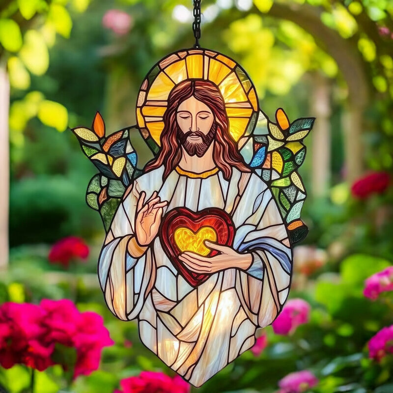 🔥Early Easter Sale-Save 49% OFF - 🙏Jesus Sun Catcher Collection -- Eternal Love