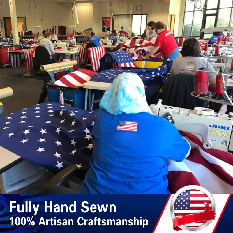 🔥Last Day 49% OFF✨Handmade Embroidered American Flag