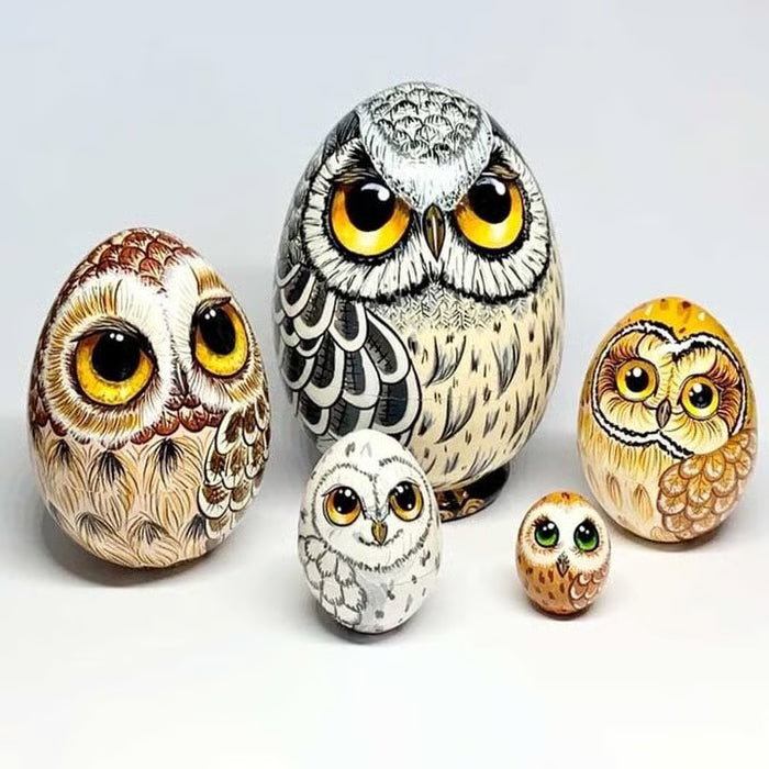 🎁 FINAL SALE-45% OFF🎁New Owl Nesting Egg/Easter Gift