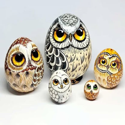 🎁 FINAL SALE-45% OFF🎁New Owl Nesting Egg/Easter Gift