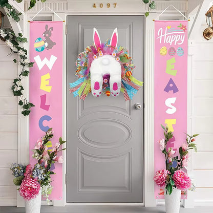 🐰Early Easter Sale-Save 50% OFF - Easter Bunny Wreath Decoration - BUY 2 GET 10% OFF