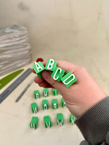 Uppercase and Lowercase Alphabet Clay Stamp Sets