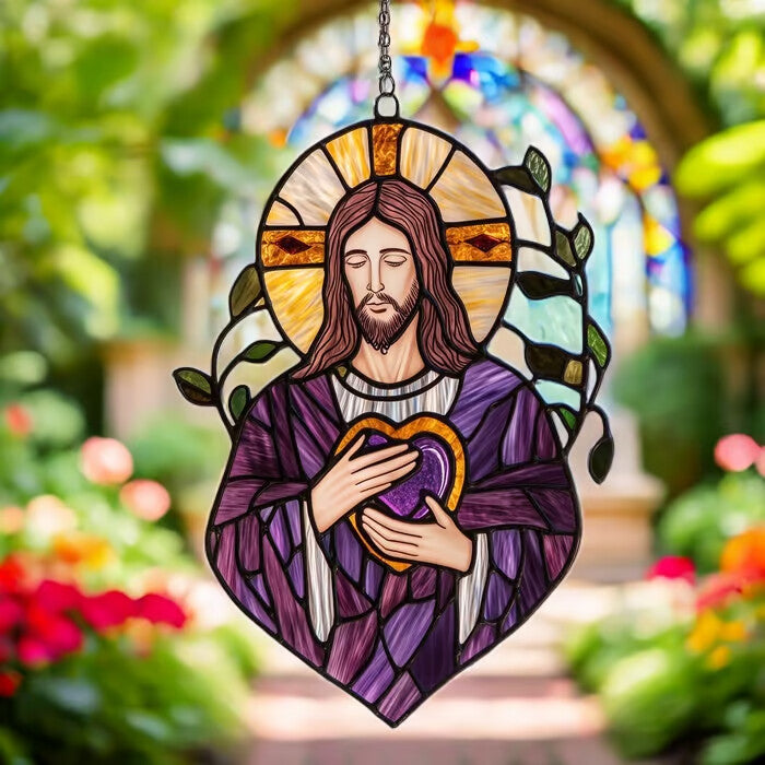 🔥Early Easter Sale-Save 49% OFF - 🙏Jesus Sun Catcher Collection -- Eternal Love