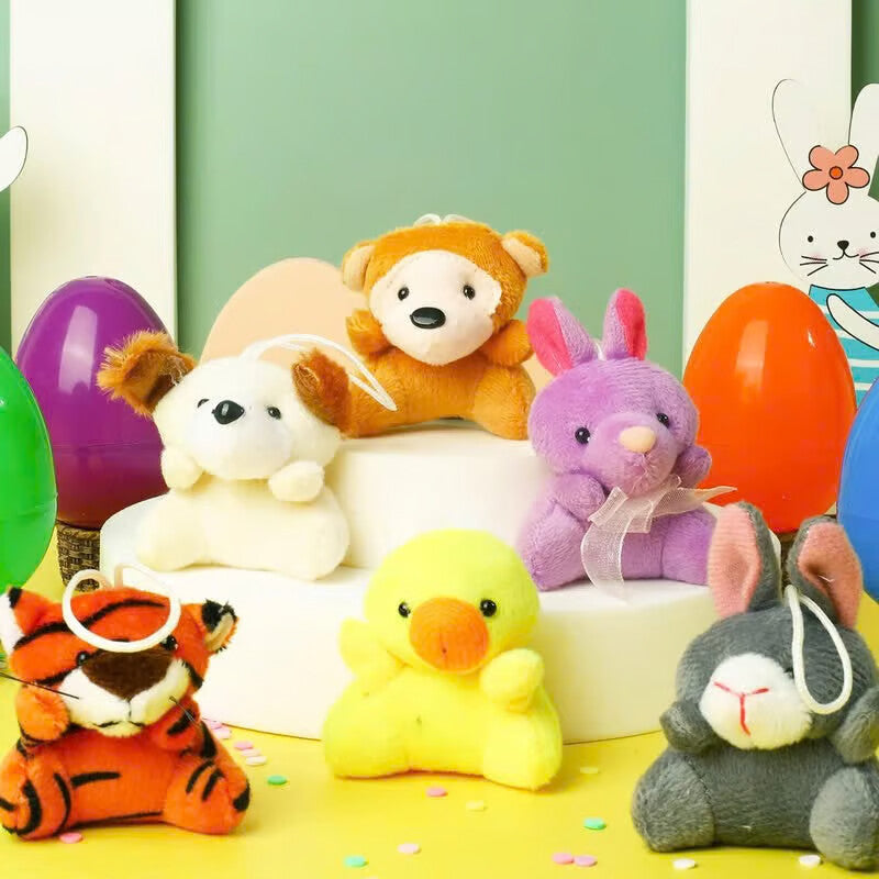 🐰Early Easter Sale-Save 49% OFF - 12/24/36 Pcs Prefilled Easter Eggs, Filled with Plush Animal Toys