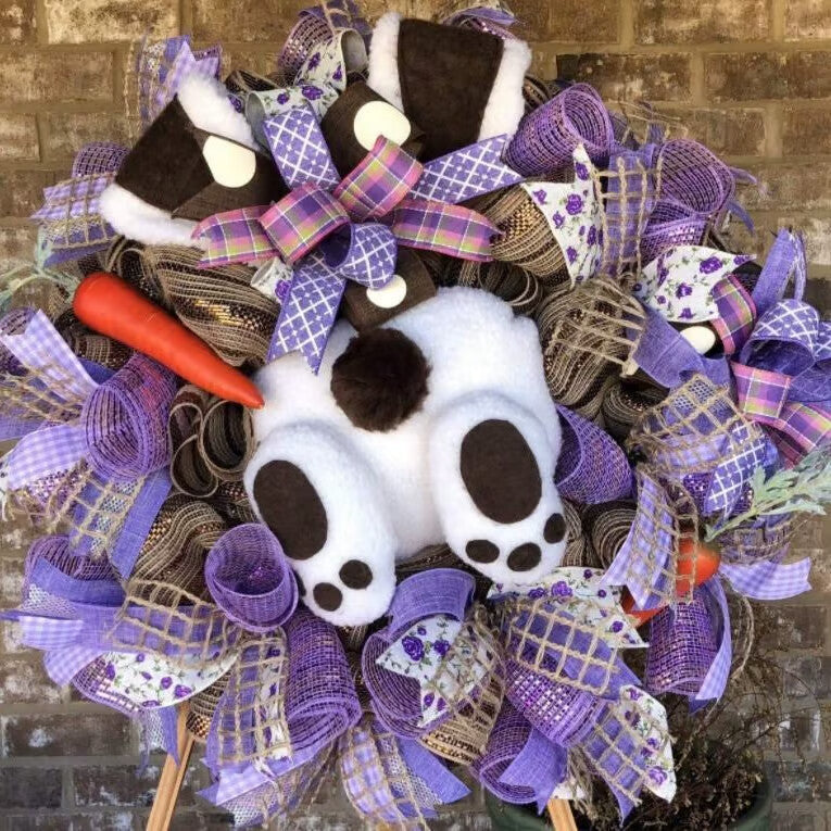 🐰Early Easter Sale-Save 50% OFF - Easter Bunny Wreath Decoration - BUY 2 GET 10% OFF